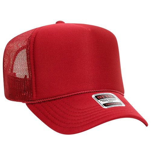 39-165 FOAM TRUCKER SNAPBACK, Colour: Red, Size: OSFM
