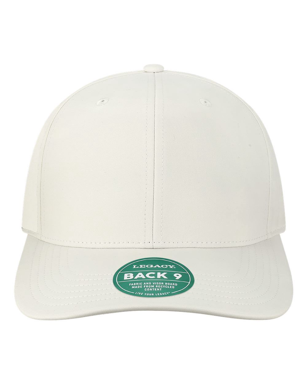 BACK NINE CAP, Colour: WHITE, Size: OSFM