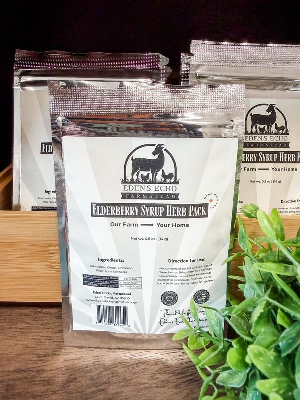 Elderberry Syrup Herb Pack Elderberry Syrup Herb Pack