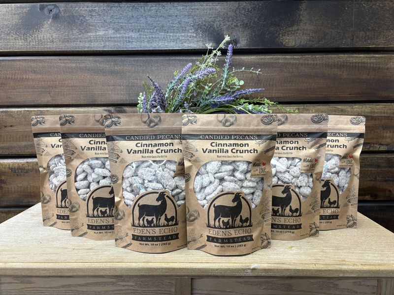 World Famous Cinnamon Vanilla Crunch Candied Pecan 6 Bag Gift Pack