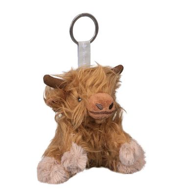Wrendale Plush Highland Cow key chain-Gordon