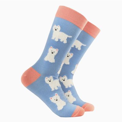Fluffy Westies Socks