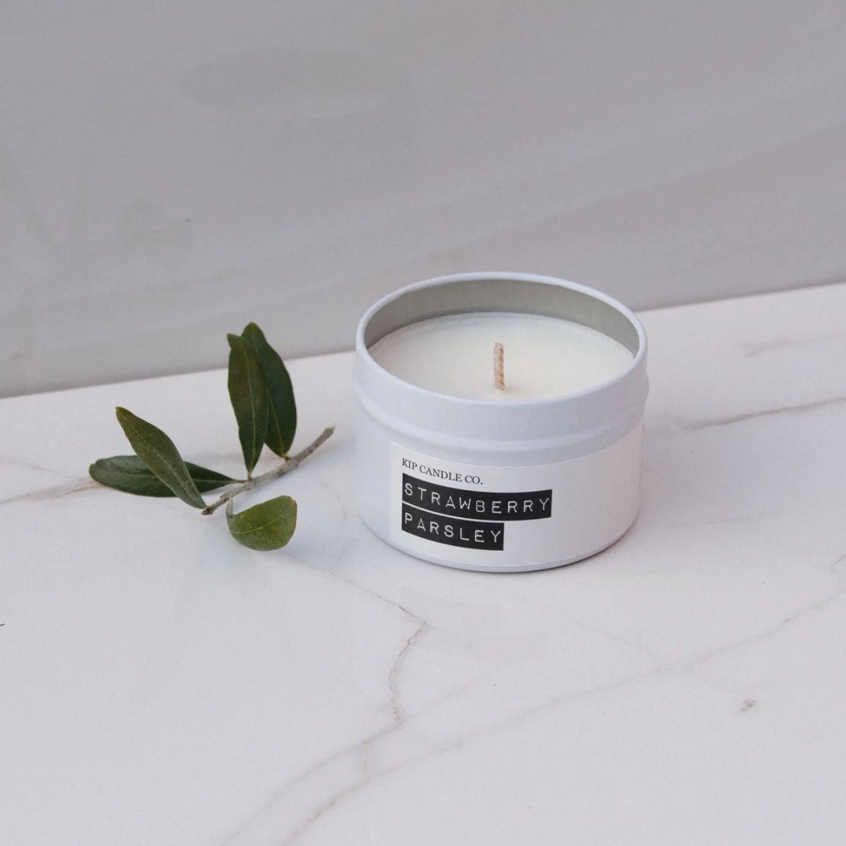 Kip Candle Co. 30 Oz Travel Tin - Strawberry, Parsley Kip Candle Co. 30 Oz Travel Tin - Strawberry, Parsley