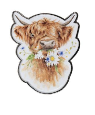 Wrendale Highland Cow Pin Badge