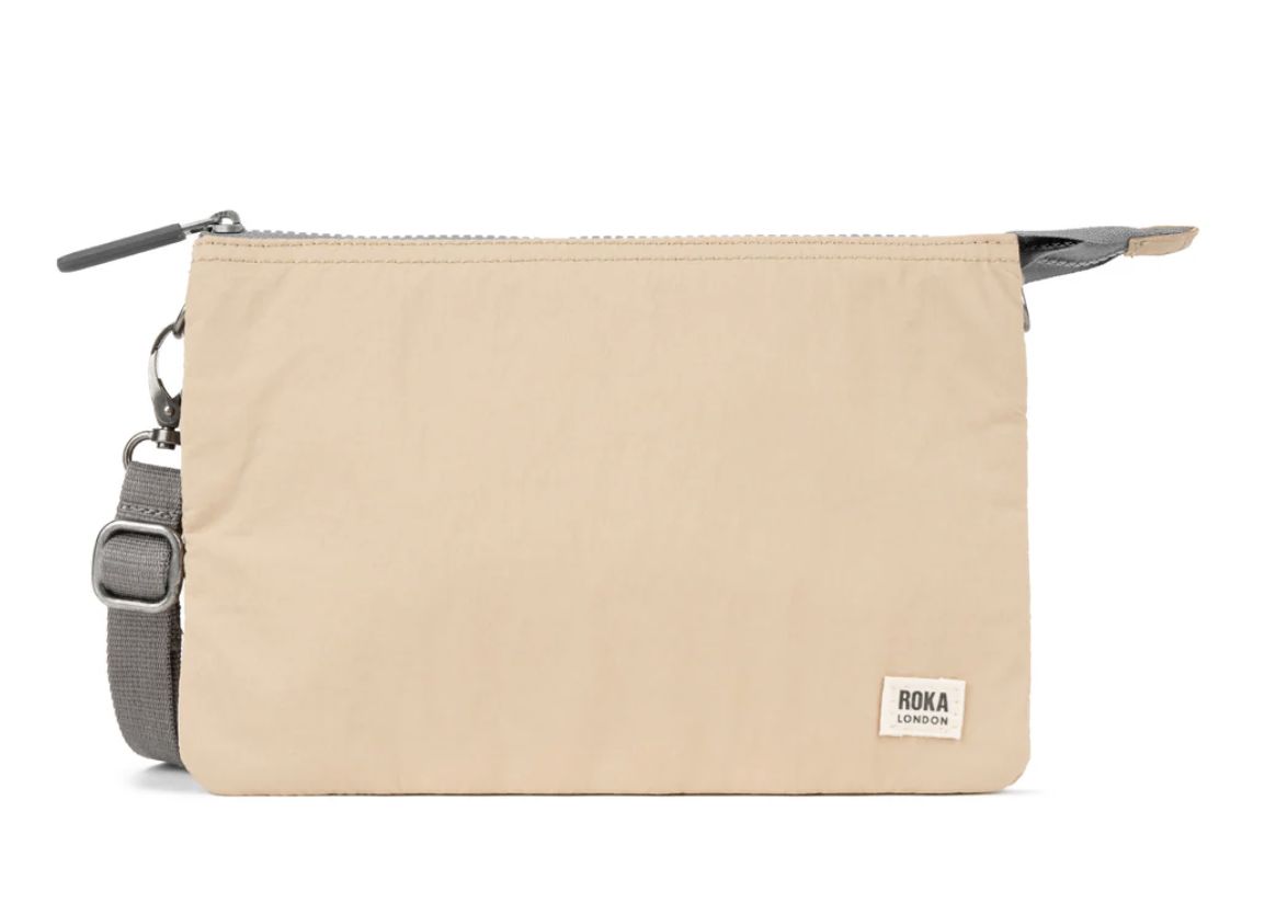 Roka London Carnaby XL Crossbody Taslon, color: Biscotti