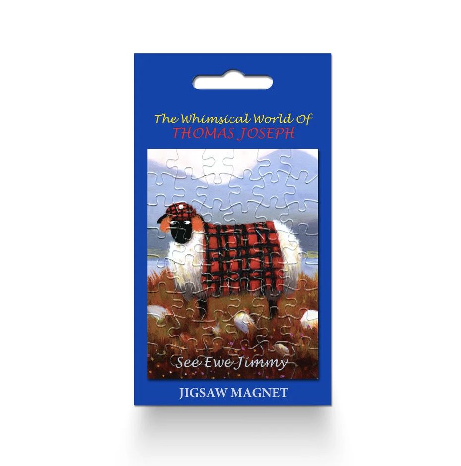 Thomas Joseph Jigsaw Magnet, Design & Pattern: See Ewe Jimmy