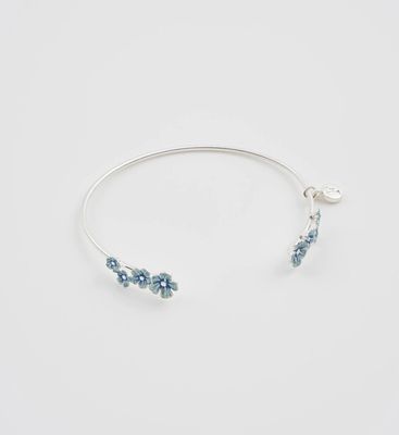 Fable Forget Me Not Silver Bangle