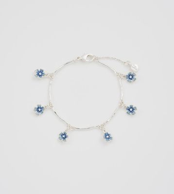 Fable Forget Me Not Silver Bracelet