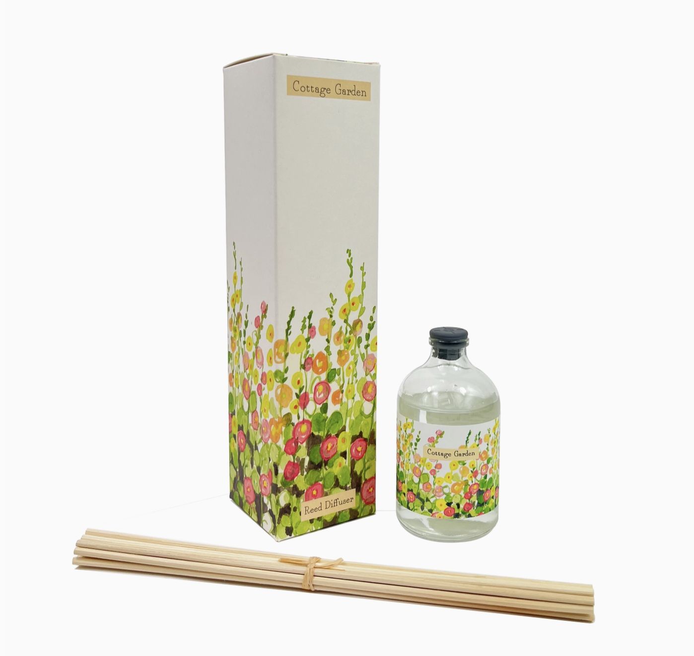 New! 100ml Reed Diffusers - Cottage Garden (Rose & Patchouli) - Uk Only