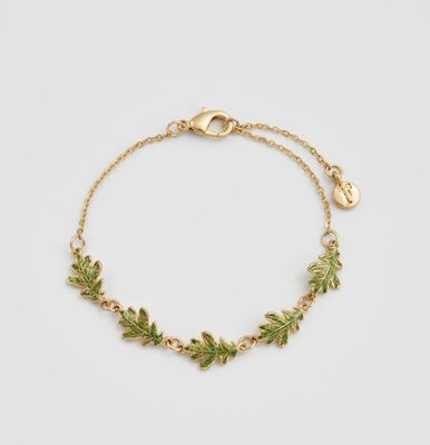 Fable Oak Leaf Bracelet - Gold