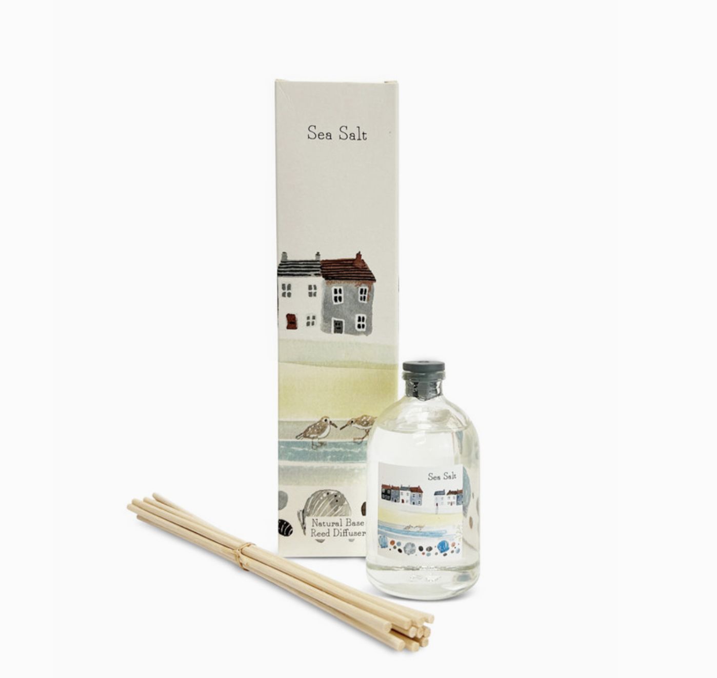 100ml Reed Diffuser - Sea Salt - Cottages - Sea Salt & Spray - Uk Only