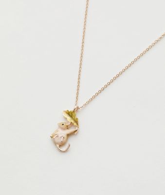 Fable Enamel Dormouse Short Necklace