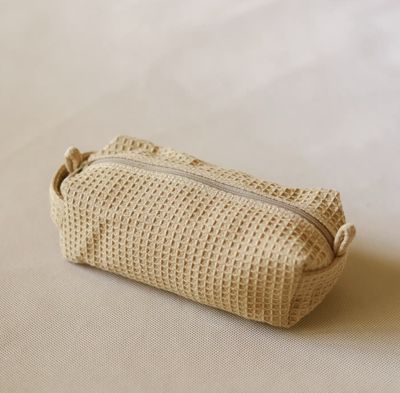 Organic Lifestyle toast waffle Accessory Pouch Small