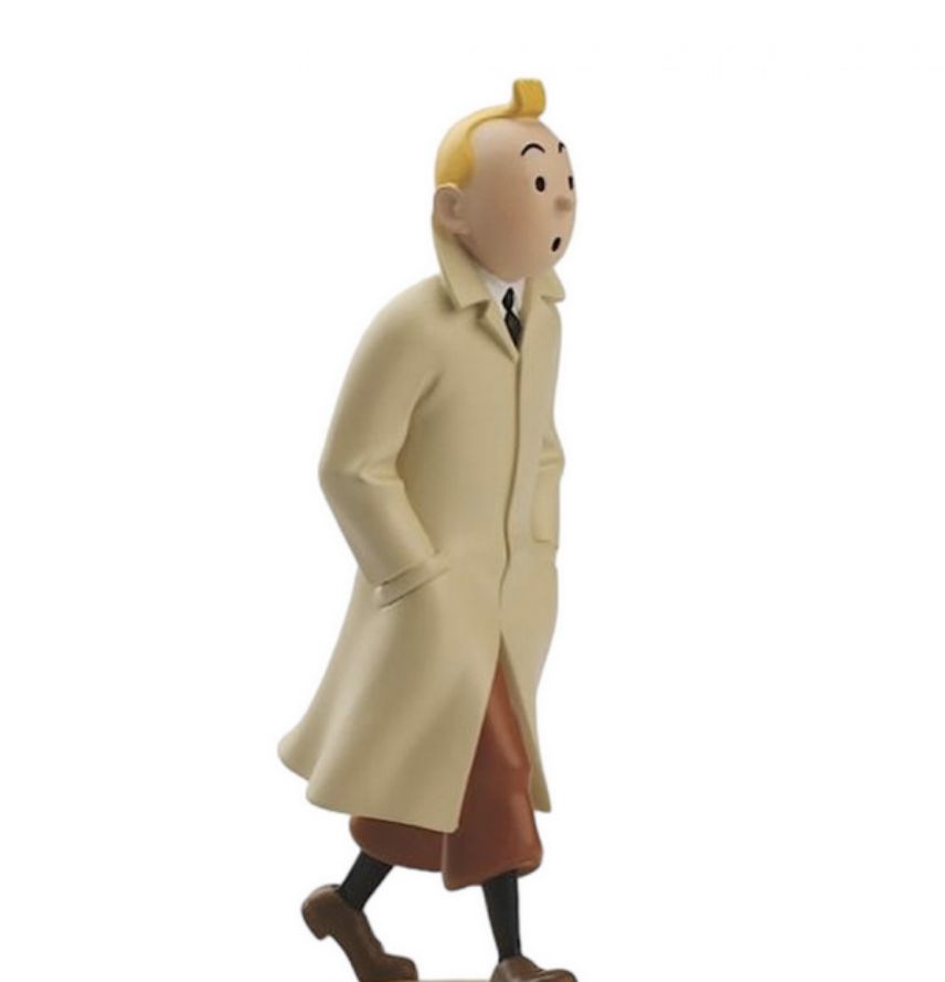 Tintin Trenchcoat Figure 8cm, Design & Pattern: A