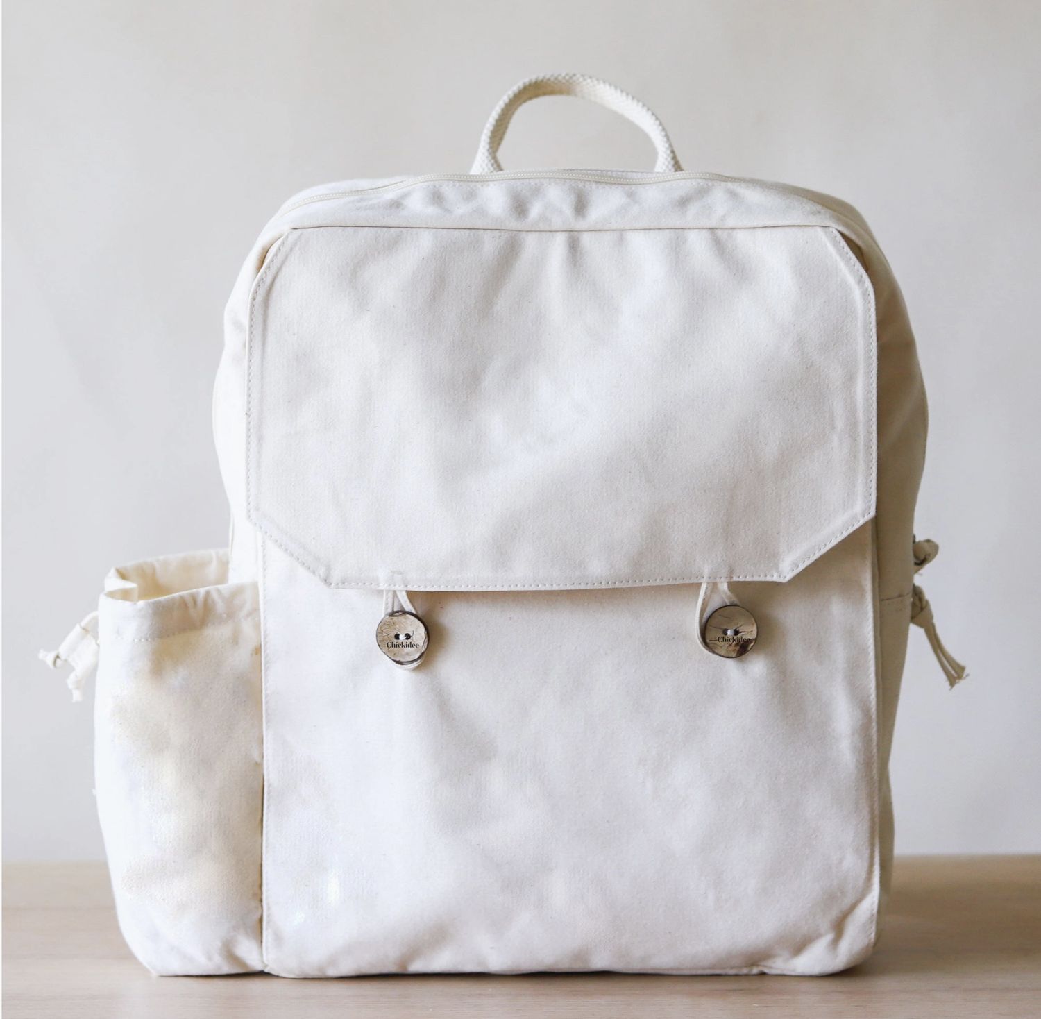 Organic Lifestyle Double Button Backpack Organic Lifestyle Double Button Backpack