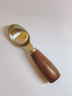 Thick Walnut Wood Ice Cream Scoop