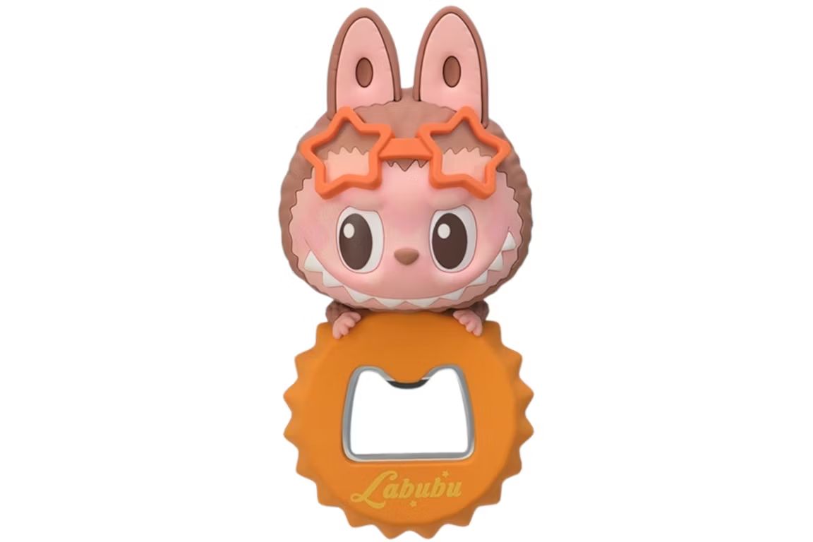 Pop Mart - The Monsters Jump Into Summer Series Labubu (Passionate Summer) Bottle Opener Fridge Magnet - No return & refund
