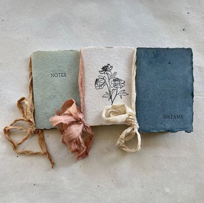 Handmade paper Notebook