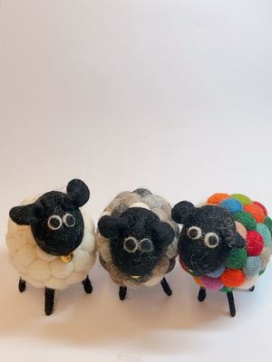 Handmade Wool Felt Sheep Decortion