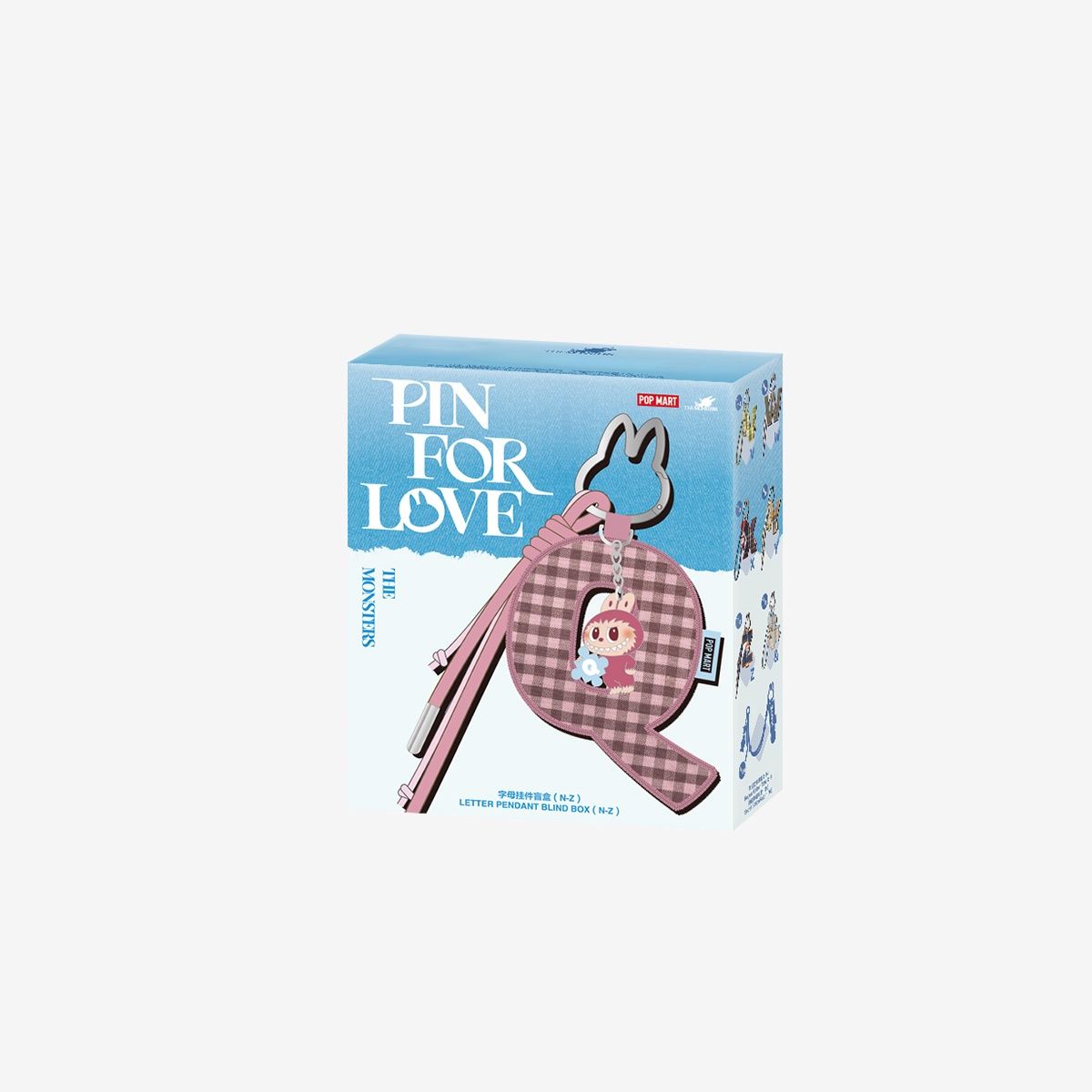 Pop Mart - The Monsters Pin for Love Series Letter Pendant Blind Box (N-Z) - No return & refund