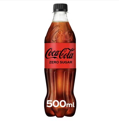 Coca-Cola Zero Sugar Bottle 500ml