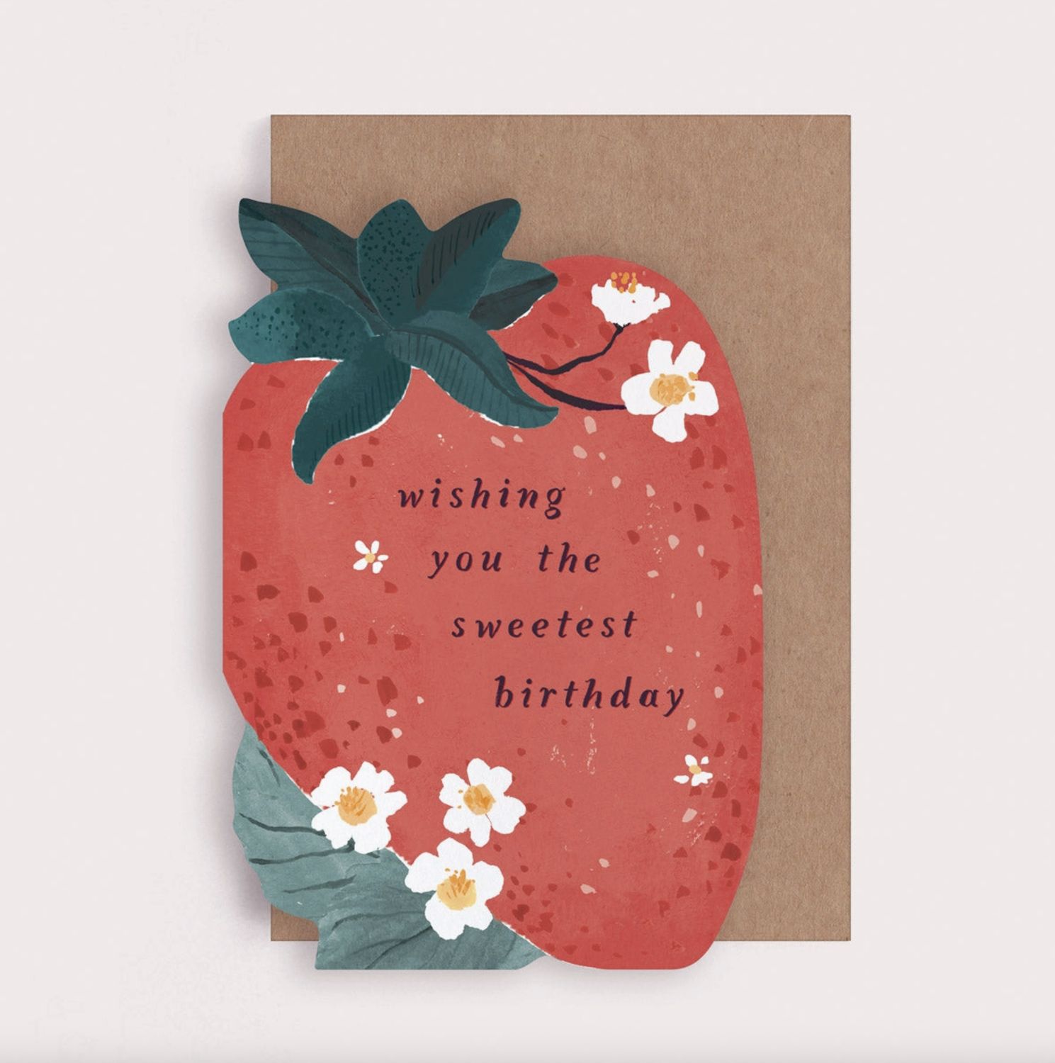Sweet Strawberry Birthday Card | Kids Birthday Card Sweet Strawberry Birthday Card | Kids Birthday Card