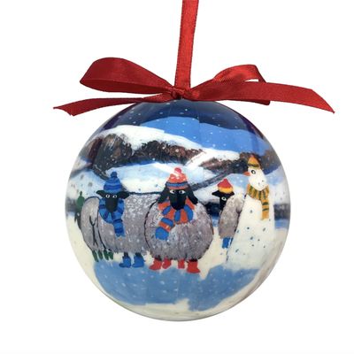 Thomas Joseph Season's Bleatings Christmas Bauble