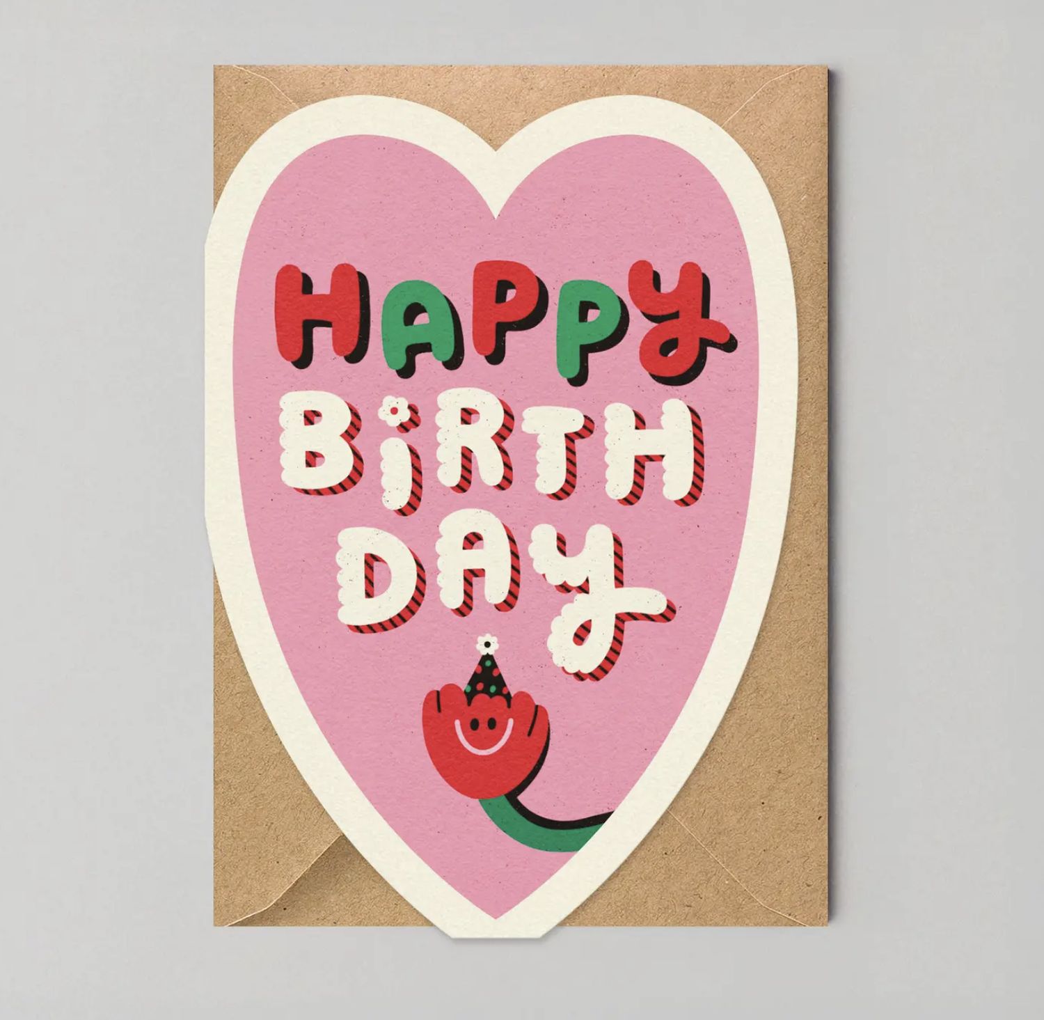 Heart Shaped Happy Birthday Card | Die Cut Greeting Cards Heart Shaped Happy Birthday Card | Die Cut Greeting Cards