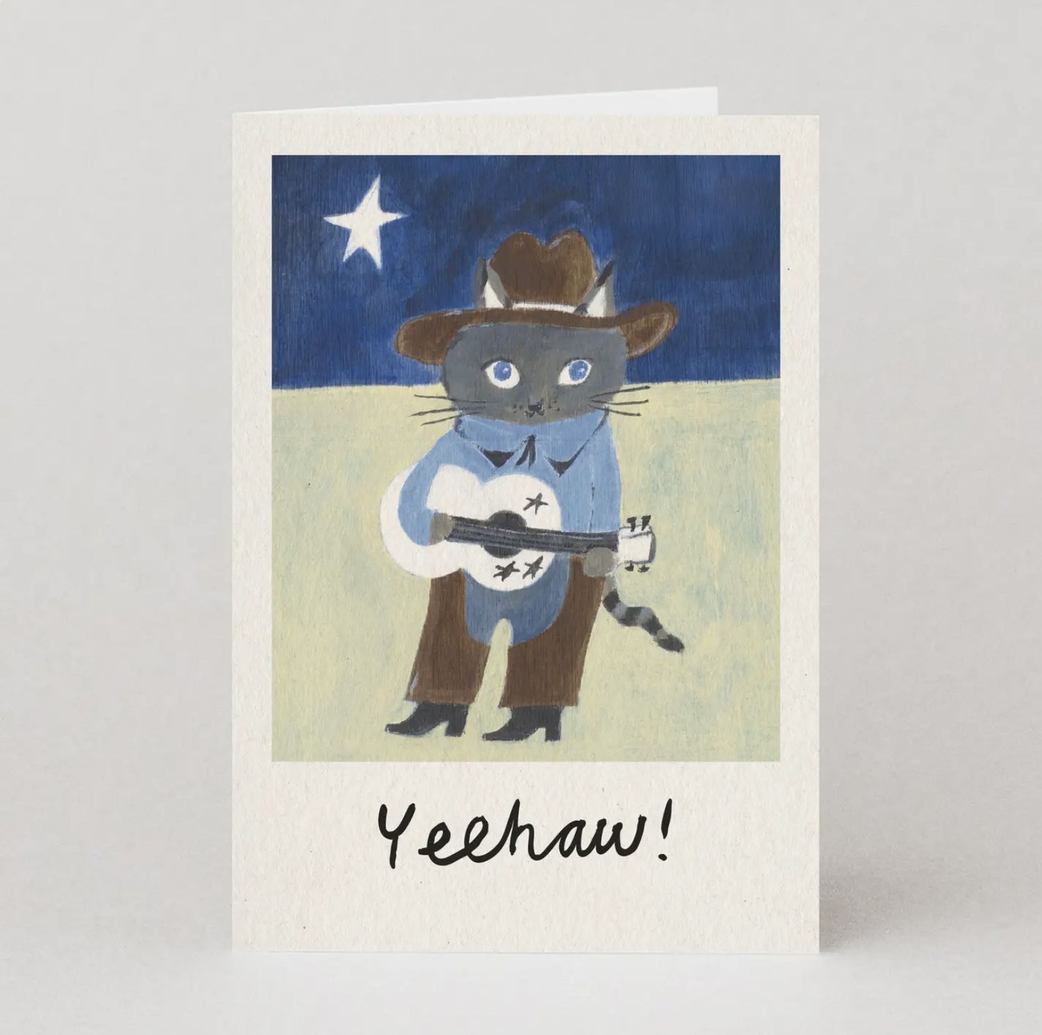 Yeehaw Card | Cowboy Card | Cat Card | Congratulations Card