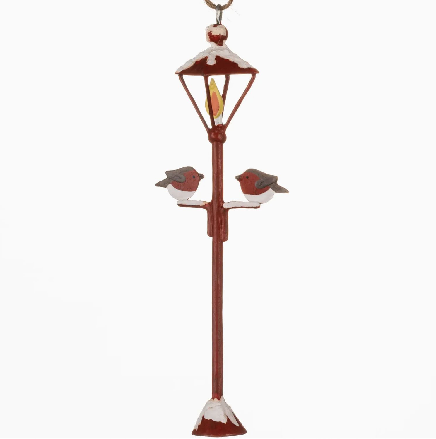 Red Lampost Hanging Ornament Red Lampost Hanging Ornament