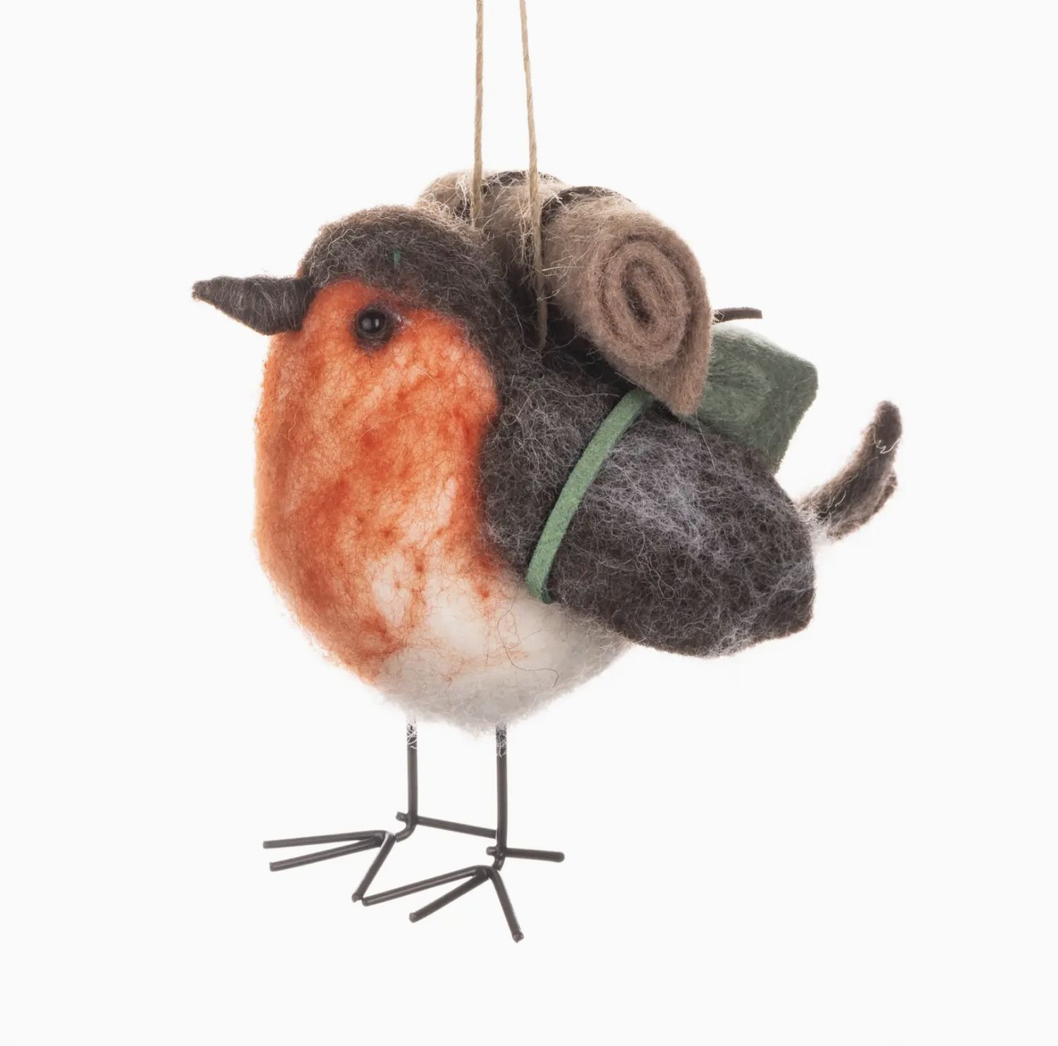 Robin On His Travels Ornament Robin On His Travels Ornament