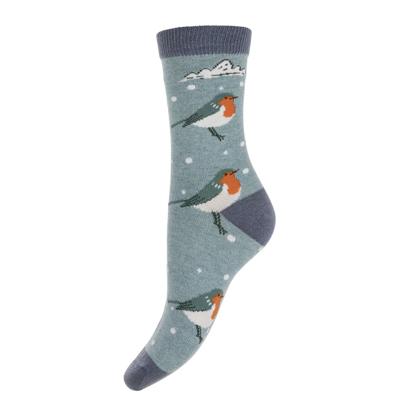 GEMJAR ROBIN RED BREAST WOOL BLEND SOCKS GEMJAR ROBIN RED BREAST WOOL BLEND SOCKS