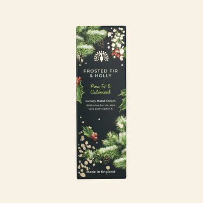 The English Soap Company Christmas Tidings Frosted Fir & Holly Hand Cream