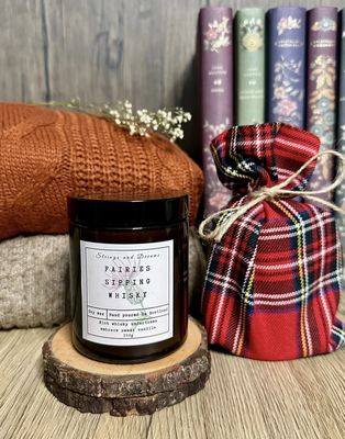Fairies Sipping Whisky Soy Wax Candle
