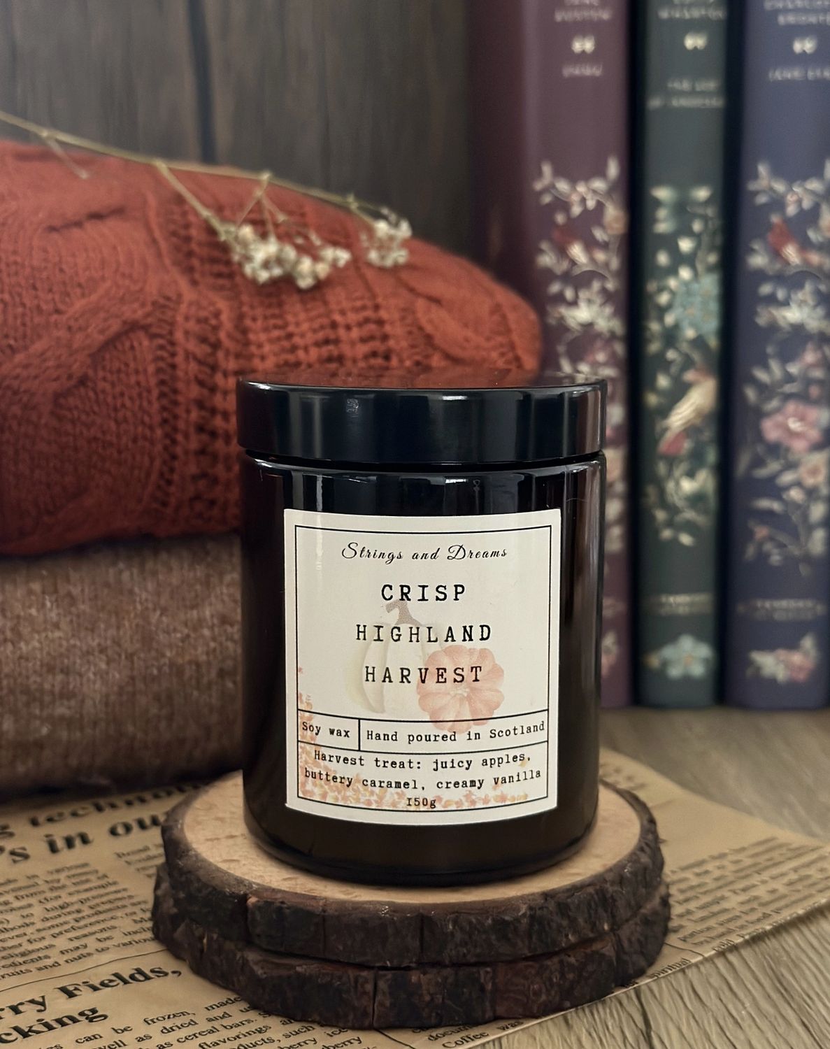 Crisp Highland Harvest Soy Wax Candle