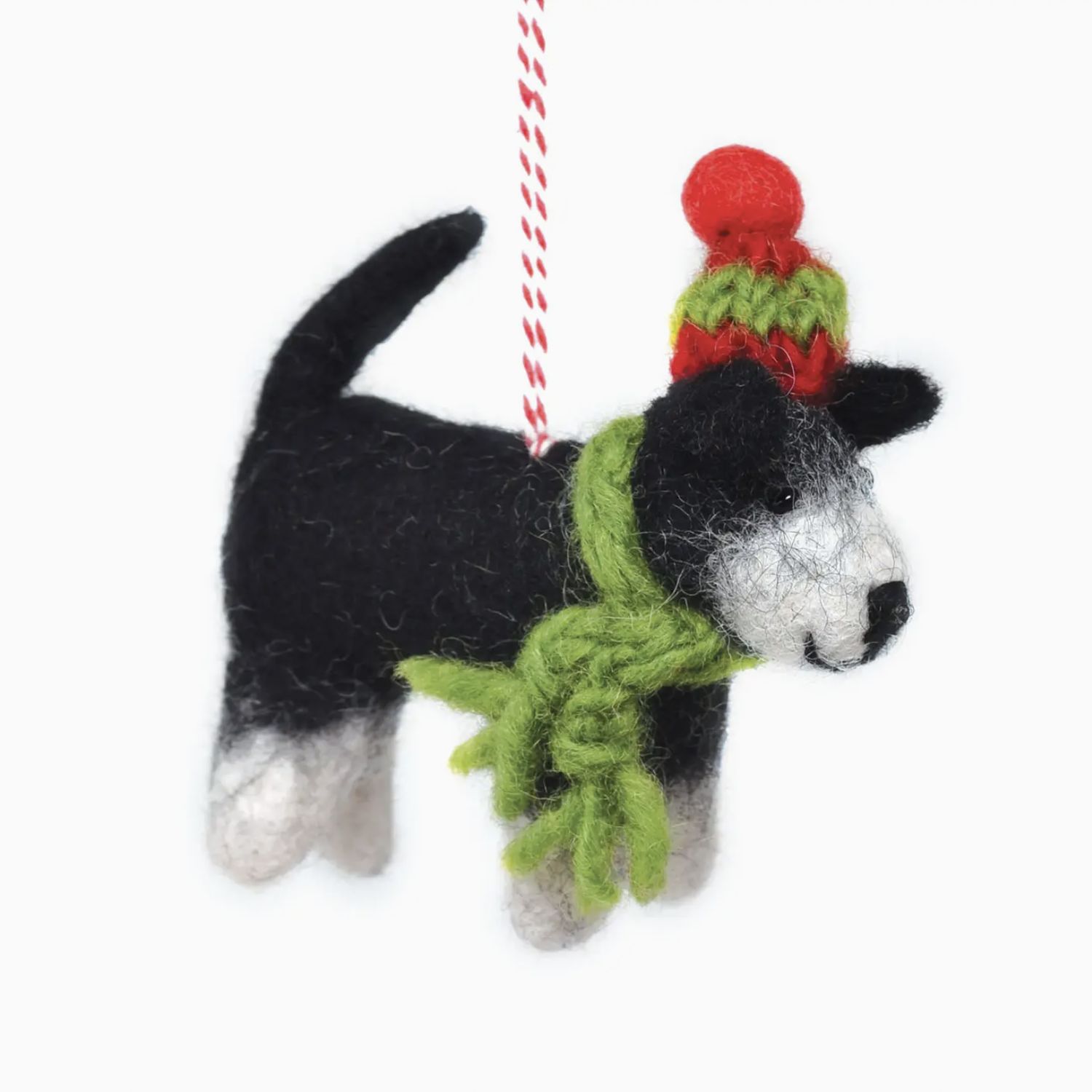 Felt Decoration - Terrier Dog Christmas Wool Decoration Felt Decoration - Terrier Dog Christmas Wool Decoration