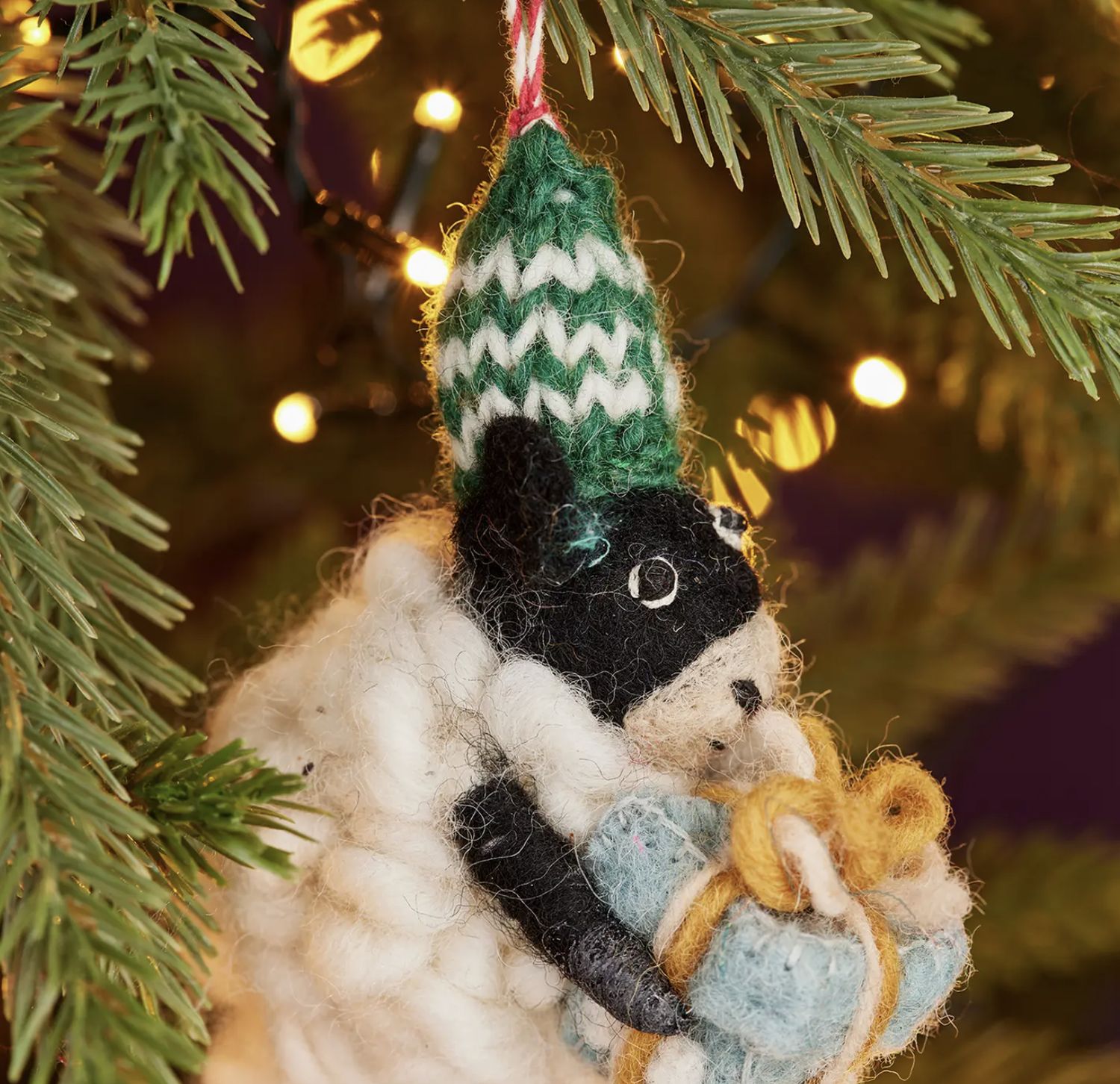 Felt Black Sheep Decoration