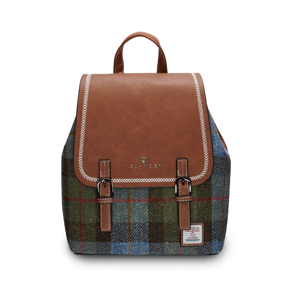 Islander The Jura Backpack Islander The Jura Backpack, Design & Pattern: Chestnut and Blue