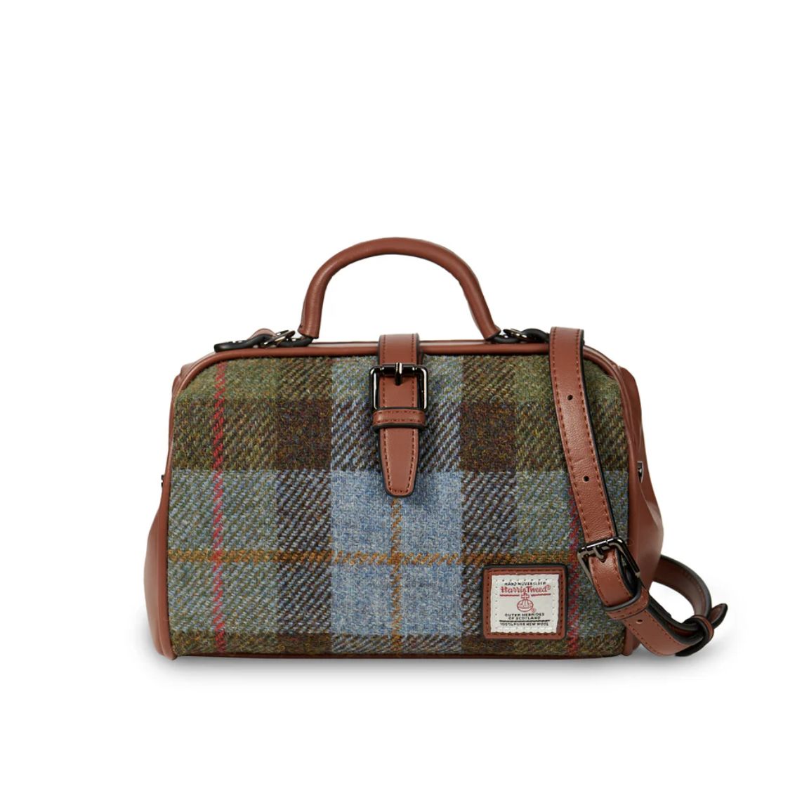 Islander The Medium Doctor Bag Islander The Medium Doctor Bag, Design & Pattern: Chestnut Blue Tartan