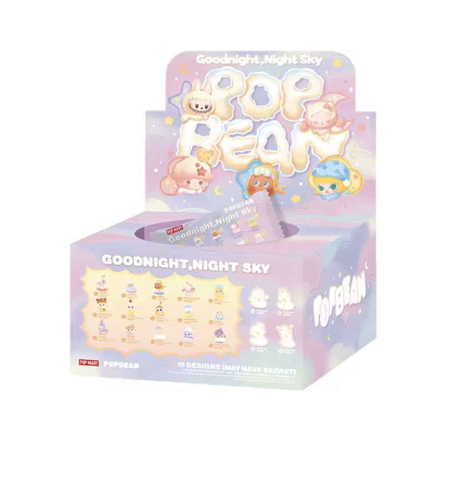 POPMART POP BEAN Goodnight Night Sky Series Mini Blind Box Toy - No return & refund - Resale