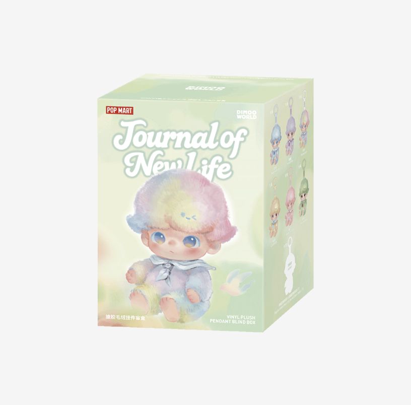 Pop Mart DIMOO Journal of New Life Series-Vinyl Plush Pendant Blind Box - No Return, No Refund, No Exchange