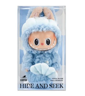 POP MART The Monsters Labubu Singapore Limited Hide and Seek Vinyl Plush Keychain-No Return No Refund-Resale