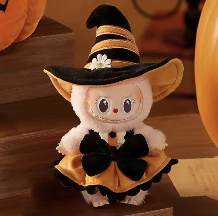 Pop Mart Labubu Magic of Pumpkin Mokoko (Pop Land Exclusive) Vinyl Plush Pendant-No Return No Exchange-Resale