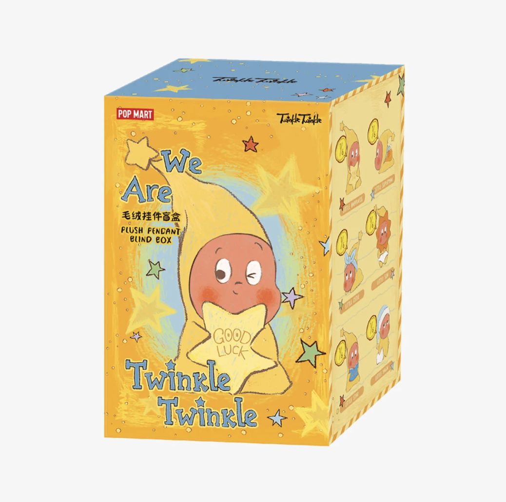 Pop Mart We Are Twinkle Twinkle Series-Plush Pendant Blind Box - No Return, No Refund, No Exchange