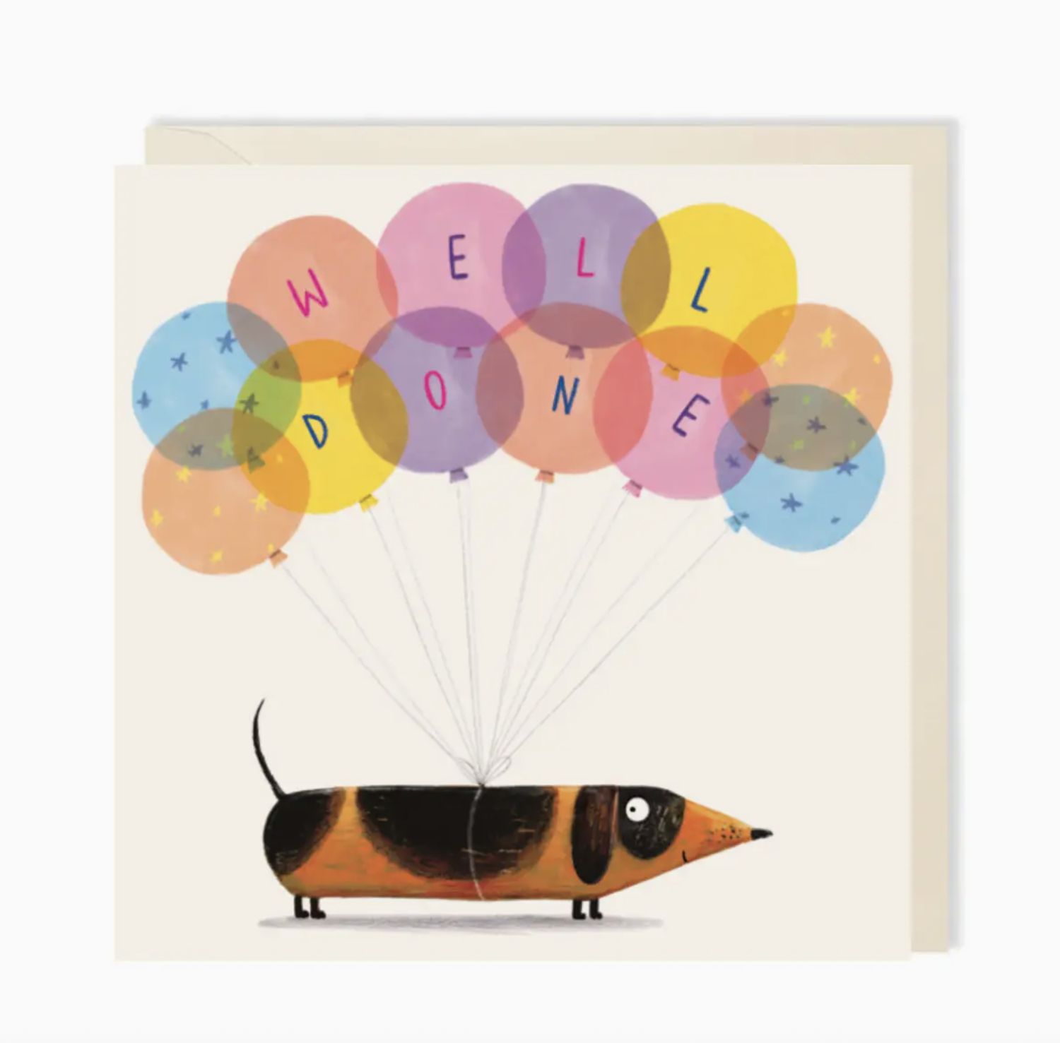 Dachshund Well Done Greeting Card | Cute Dog Well Done Card