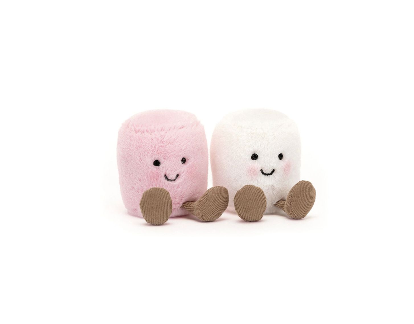 Jellycat Amuseables Pink and White Marshmallows