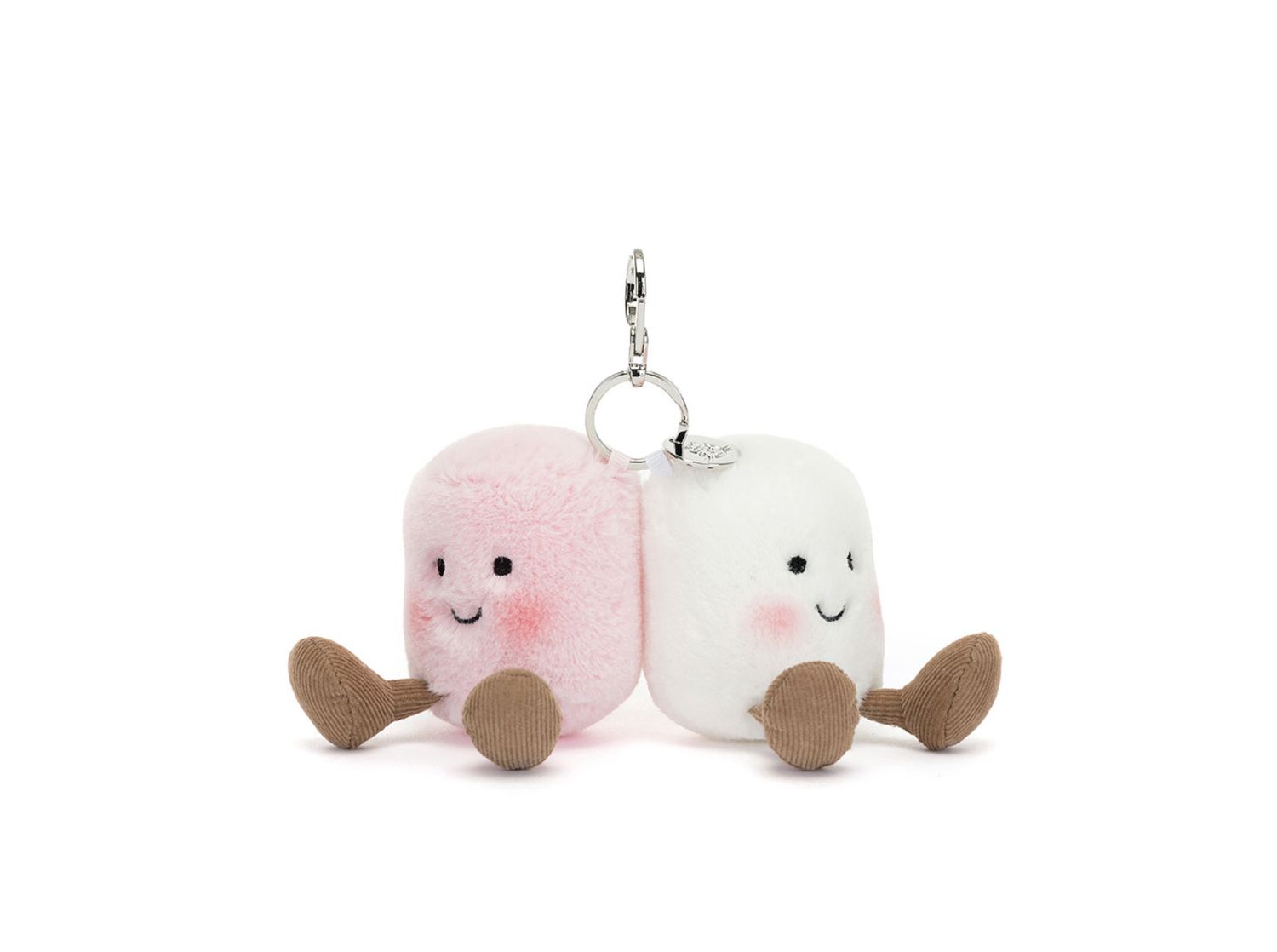 Jellycat Amuseables Pair of Marshmallows Bag Charm