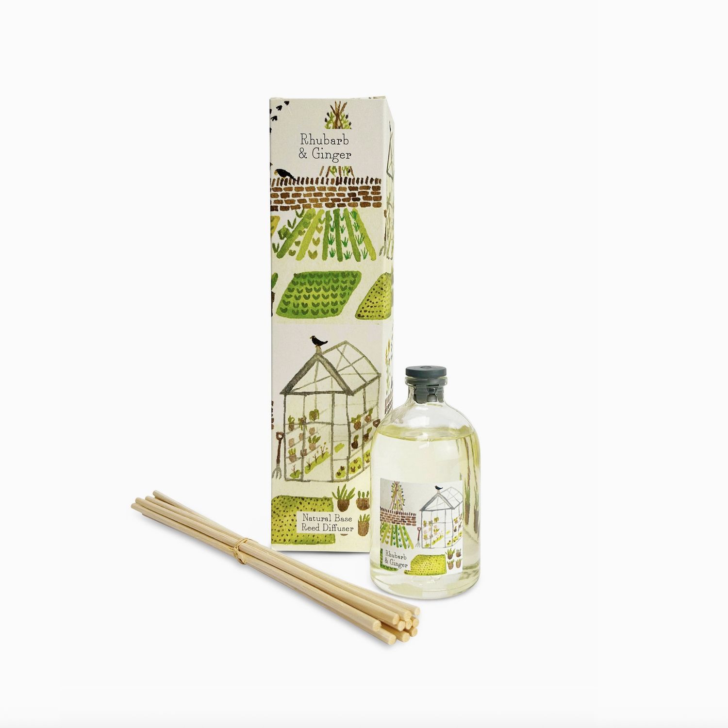 100ml Reed Diffuser - S/S Range - Rhubarb & Ginger