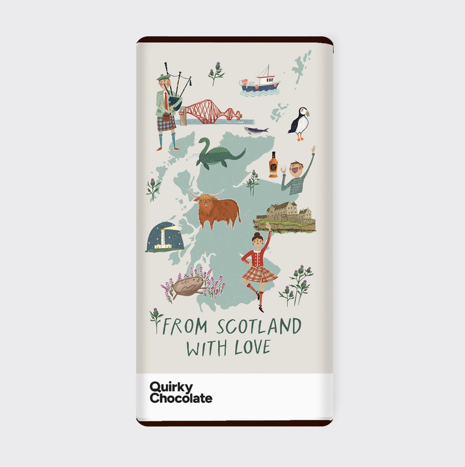 Collaboration Bars - Joy Nevada (Salted Caramel 100g), Design & Pattern: From Scotland