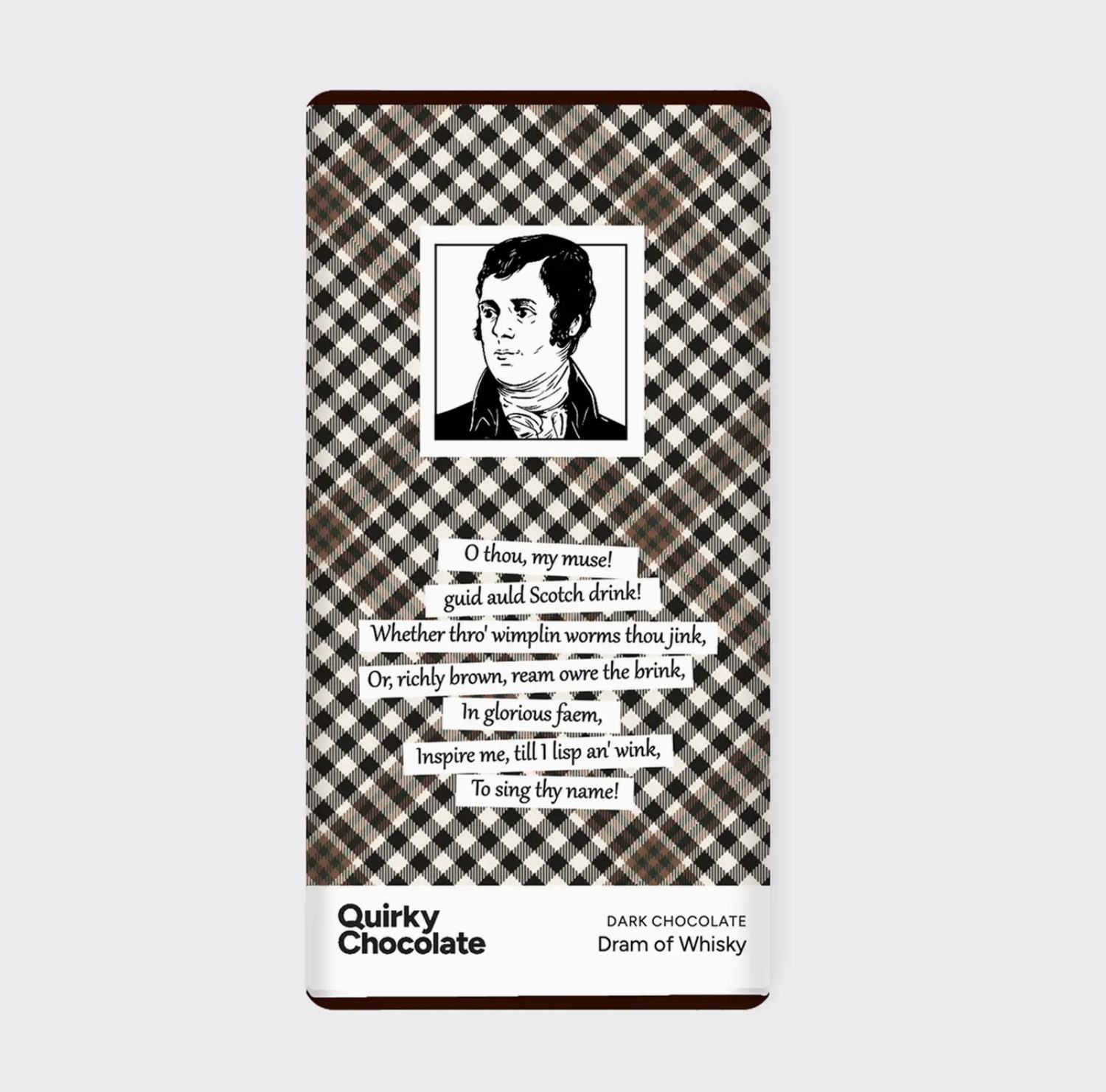 Robert Burns Whisky Chocolate Bar, 100g